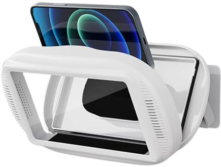 Générique Doccia Telefono – 22,6 X 4,3 X 11,7 Cm, Rotante Anti-appannamento, Altoparlante Integrato | Bagno Piastrelle Vetro Cucina Casa Appartamento Dormitorio Bagno