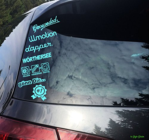 1A Style Sticker Wörthersee Aufkleber Dapper illmotion gönn dir fahrwerk felgen