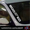 SUPERSTICKI®Winschutzscheibe Aufkleber ca.55cm Boo ST ED kompatibel für Ford Fiesta Focus Autoaufkleber Tuning Decal A780 aus Hochleistungsfolie Aufkleber Autoaufkleber Tuningaufkleber Hochleistu