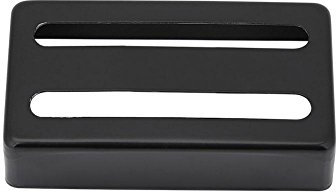VGEBY Humbucker Cover, Pickup Cover Zwei Slot Gitarre Pickup Case Messing Humbucker Rahmen für E-Gitarren(Schwarz)