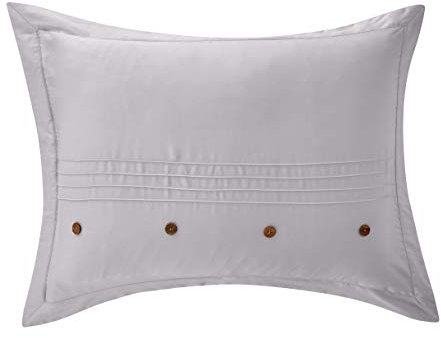 Tempur-Pedic Cooler Luxus-Kissenbezug mit Reißverschluss, Standard/Queen-Size-Bett, Silberfarben
