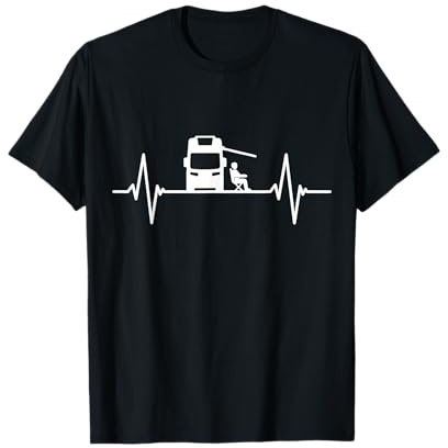 Wohnmobil Camper Heartbeat - Camping WoMo Herzschlag T-Shirt
