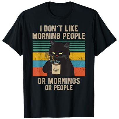 Odio la gente del mattino e la mattina e la gente Kaffee Maglietta