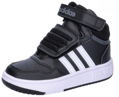 adidas Hoops Mid Shoes Schuhe, Core Black/Cloud White/Grey Six, 40 EU