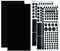 KAIHENG Light Blackout stickers, LED Autocollants de gradation, 4 autocollants peuvent bloquer 80%/100% des feuilles de gradation, Couvercles À Led Atténuants De Lumière Pour Électroniques