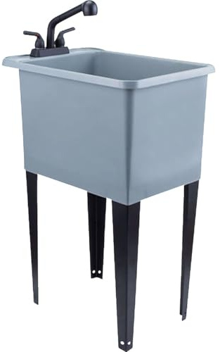 Tehila 040US8001GRYBLK 16GAL Gry Laundry Tub - Quantity 1