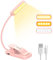 GARITE Leselampe Buch Klemme, 10 LED Buchlampe mit Stufenloser Dimmung, 3 Farbmodi (Warm/Weiß/Warmweiß), USB-C Wiederaufladbare Klemmlampe, Faltbare Leselampe für Nachtlesen, Buch, Bett, Büro, Reisen