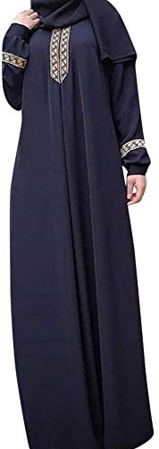 Muslimische Kleider Damen, Gebetskleidung Abaya Frauen Namaz Elbisesi Langarm Islamische Muslimische Kleid Naher Osten Dubai Türkei Arabische Kleidung Ramadan Lang Robe Gebetskleid Langes Kleid