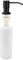 Soap Dispenser for Kitchen Sink, Stainless Steel Brushed Nickel Built in Sink Soap Dispenser with 350ml Plastic Bottle and 6.9 Extension Tube, Refillable Liquid Dispenser for Countertop