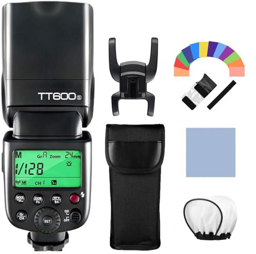 Godox TT600S Thinklite Camera Flash Speedlite GN60 Sistema X wireless 2.4G integrato con funzione Master e Slave per fotocamere Sony Muiti Interface MI Shoe