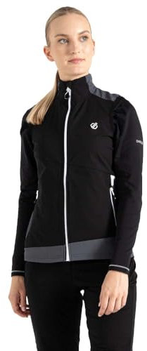 Dare 2b Womens Avidly II Ultra Stretch Layer Gilet, Water Repellent Stylish Softshell Body Warmer with Zip & Chin Guard