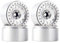 TIANHEY Suading 4Pcs 1/10 Rc Crawler Aluminium 2.2 Beadlock-Felgen Für Axial Scx10 Capra Wraith 90018 Trx4-6, D, Sicher Und Komfortabel
