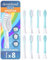 demirdental Ersatzbürsten for Kids passend für Philips Sonicare Ersatzbürsten Kids, Kinder Schallzahnbürsten, Kinder Ersatzbürsten ab 7 Jahre, entspricht HX6044, Türkis, 8er Set