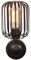 LIGKIN Wandleuchte Industrielle Vintage Wandlampe Innen Lampenschirm Metall E27 Wandlampe Retro Wandleuchte schwarz für Schlafzimmer, Treppen, Flur