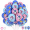 42 Stück Latex Luftballons, Shark Geburtstagsdekoration Latexballons, Cartoon Theme Ballondekoration Birthday Ballon, Geeignet für Kindergeburtstag, Babyparty, Abschlussfeier, Themenparty