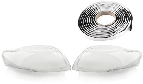 LST 2x Scheinwerferglas Streuscheibe Halogen Xenon links rechts Set kompatibel mit Audi A4 8E 8H B7 Avant Limousine Cabrio 2004-2009