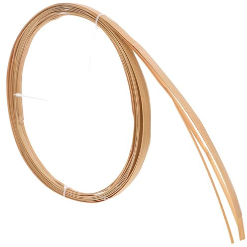 NUOBESTY 4 Rollen Natürliche Rattan Rolle Für Korb Flechten Handwerk Stuhl Cane Material Flache Korb Liefert