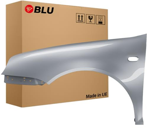 BLU Kotflügel Passend für Volkswagen Golf IV 4 LA7W Links Silber | 1997-2006 | Vorderseite Vorne | Lackiert | Einbaufertig