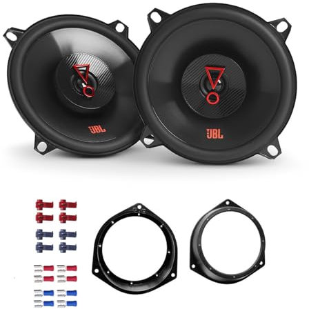 JBL Stage3 527F Auto Lautsprecher Boxen 400 Watt 13 cm 2 Wege Koax passend für Opel Astra G 1998-2005 Türen Heck