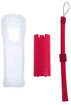 El mando a distancia para mando a distancia Wii para funda de repuesto de silicona para funda y correa de muñeca Wii