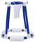 Sorandy Pool Basketball Hoop au Bord de la Piscine, Match de Basket de Piscine Flottante avec 2 Ballons de Basket et Pompe, Jeux de d'été Interactifs pour Enfants, Adultes, Intérieur, Jeu en Plein
