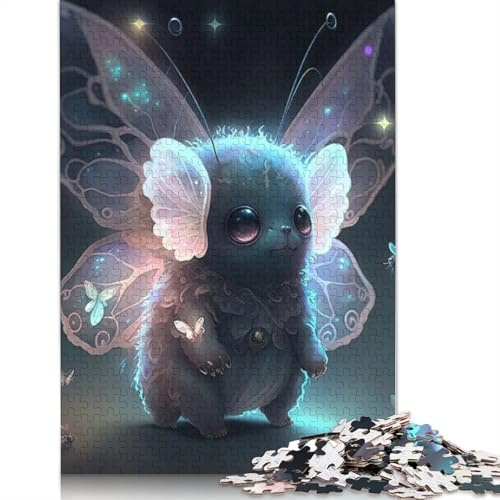 Niedliche Monster Puzzle für Erwachsene und Teenager, 1000 Teile, Puzzle für Erwachsene, nachhaltige Puzzlespiele, Weihnachtsgeschenke, 1000 Teile (38x26cm)