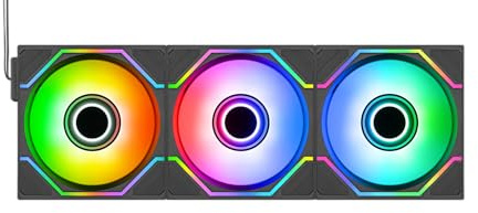 Thermaltake SWAFAN 120 EX Infinity ARGB 3 Pack | ARGB-PC-Lüfter | MagForce 2.0 Magnetbefestigung | Doppelte Infinity-Spiegel | Wechsellüfterblätter | 120 mm