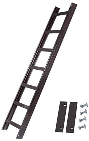 Alu Dachleiter Set Anthrazit, 3,92 m mit Dachhaken (15 mm, gekröpft für Holzbohlen) inklusive Auflageschutz und Aushebesicherung, Made in Germany, DEKRA geprüft