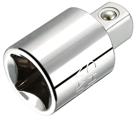 Sourcingmap 1/2 Inch Drive (F) x 3/8 Inch (M) Socket Reducer, Female to Male, Cr-V