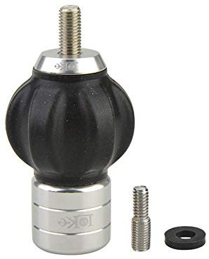 SHARROW Tiro al Arco Estabilizador de Proa Goma Amortiguador Silenciador Accesorios para Arco Compuesto (Plata, L)