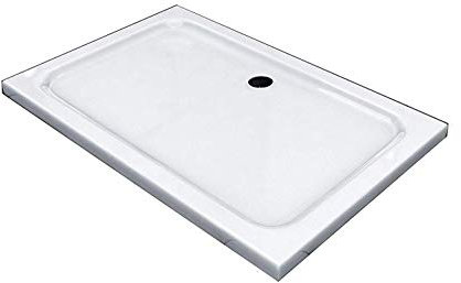 BuyLando.Shop [Typ-DT] Duschtasse Duschwanne Acrylwanne Sanitär-Acryl Brausewanne 5 cm flach Variation (140x90cm)
