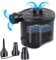 OBEST Pompa Elettrica,3800Pa Pompa Elettrica per Materasso Gonfiabile può Essere Rapida per Gonfiare e Sgonfiare,Gonfiatore Elettrico Portatile Alimentato a 4D Batteria,3 Ugelli,per Campeggio,Piscina