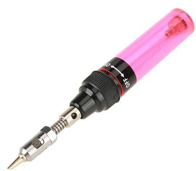 Gas Soldering Iron Pen Gas Iso-Tip Blow Torch for Electronic PC Repair Tool 8ML (Red)