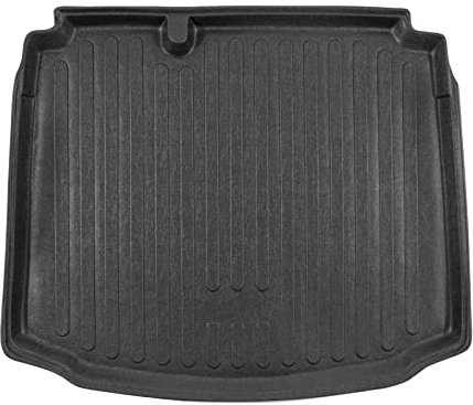SCOUTT | Bandeja para maletero compatible con A3 8P 2003-2012, con borde alto, estera protectora para maletero, estriada, enrollable