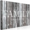 decomonkey Bilder Family 60x40 cm 1 Teilig Leinwandbilder Bild auf Leinwand Vlies Wandbild Kunstdruck Wanddeko Wand Wohnzimmer Wanddekoration Deko Familie Holz