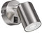 ledscom.de Wandspot WAIKA, einflammig, mit Schalter, GU10, chrom matt, inkl. GU10 LED Lampe (weiß, 5,558W, 535lm, 30°)
