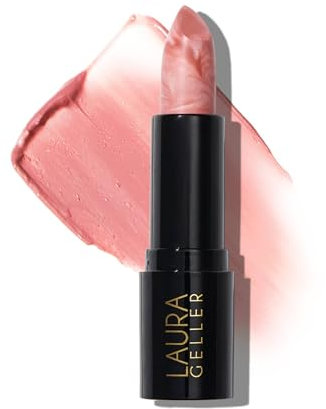 Laura Geller New York Italian Marble Sheer Lipstick - Berry Vanilla - Hydrating & Lightweight - Vitamin E & Caster Seed Oil - Cream Finish