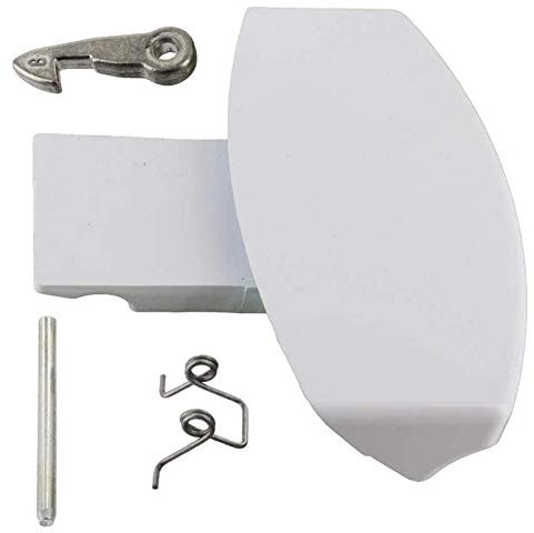 SPARES2GO - Juego de manijas de puerta para lavadora Hotpoint-Ariston (blanco)