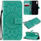CHcase Cover per Xiaomi Redmi 9A Custodia Portafoglio a Libro in Pelle Flip Cover con Porta Carte, Chiusura Magnetica Case Antiurto per Xiaomi Redmi 9A - Verde
