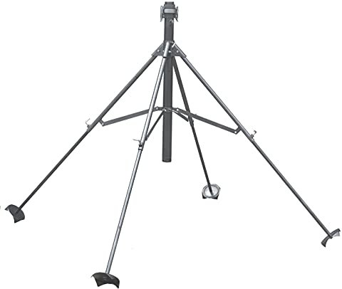 Regner Stativ 2 Zoll IG Regner Dreifuß 4 Bein Dreibein-Stativ mit C-Kupplung Höhenverstellbar für Sprinkler