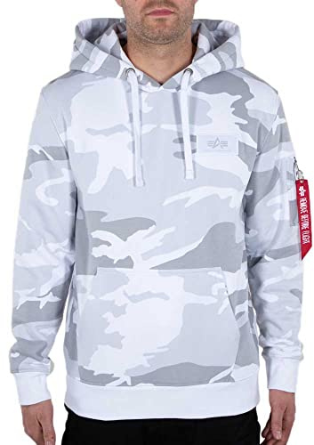 ALPHA INDUSTRIES Herren Back Print Hoody Camo Kapuzenpullover (1er Pack)