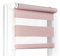 Fenster DEKOR - Rollos für Fenster Bleich-Rosa - Klemmfix Rollo ohne Bohren 150 x 30 cm - Doppelrollo mit einer breiten Auswahl an Größen und Farben - Blickdichte Rollos, einfach zu montieren