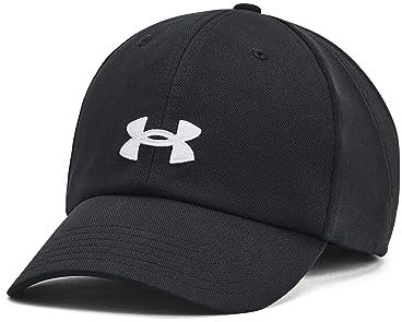 Under Armour Women's Standard Blitzing Wrapback, (001) Black / / Halo Gray, One Size Fits Most
