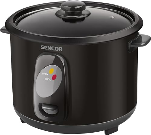 SENCOR SRM 1001BK Rice Cooker, 400 W, Black