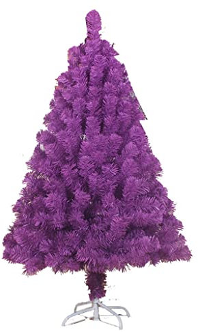 Albero di Natale Alberi di Natale artificiali Albero di Natale viola Grande albero di Natale artificiale Montaggio facile con supporto in metallo per la decorazione di interni ed esterni Piccolo alber