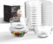 SQARR Small Glass Bowls with Lids - Perfect Prep Bowls for Kitchen Lovers - Mini Bowls for Candy, Dessert, Nuts, Party, Dips, Condiments, Sauces, Ingredients (12 set) (12 Pack)