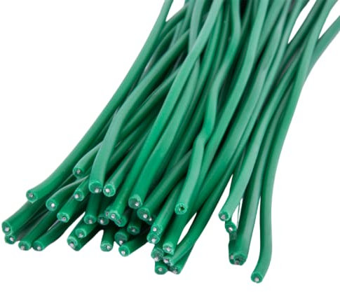 GARDENIX Gummi Gartendraht schneiden 20 cm (40 Stück), Blumendraht, Pflanzendraht, Bindedraht zum Modellieren und Fixieren von Pflanzen