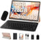 2025 Newest Android 13 Tablet 10 Pulgadas 14GB RAM + 128GB ROM (1TB TF), 8000mAh, Octa-Core 2.0Ghz, GPS, 5G + 2.4G WiFi, Bluetooth 5.0 | 5+8MP | Type C | Tablet PC con Funda, Teclado e Ratón - Oro