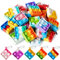 JOYIN 30 Stück(Quadrat) Pop-Schlüsselanhänger, Mini-Fidget-Spielzeug, , Partygeschenke für Kinder von 4–8, Popit Keychain für Kinder Jungen Mädchen Mitgebsel Kindergeburtstag