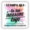 100 Adesivi personalizzati, etichette adesive personalizzate, stampa il tuo logo, la tua immagine, crea i tuoi sticker personalizzati, Etichette Quadrate 5x5 cm